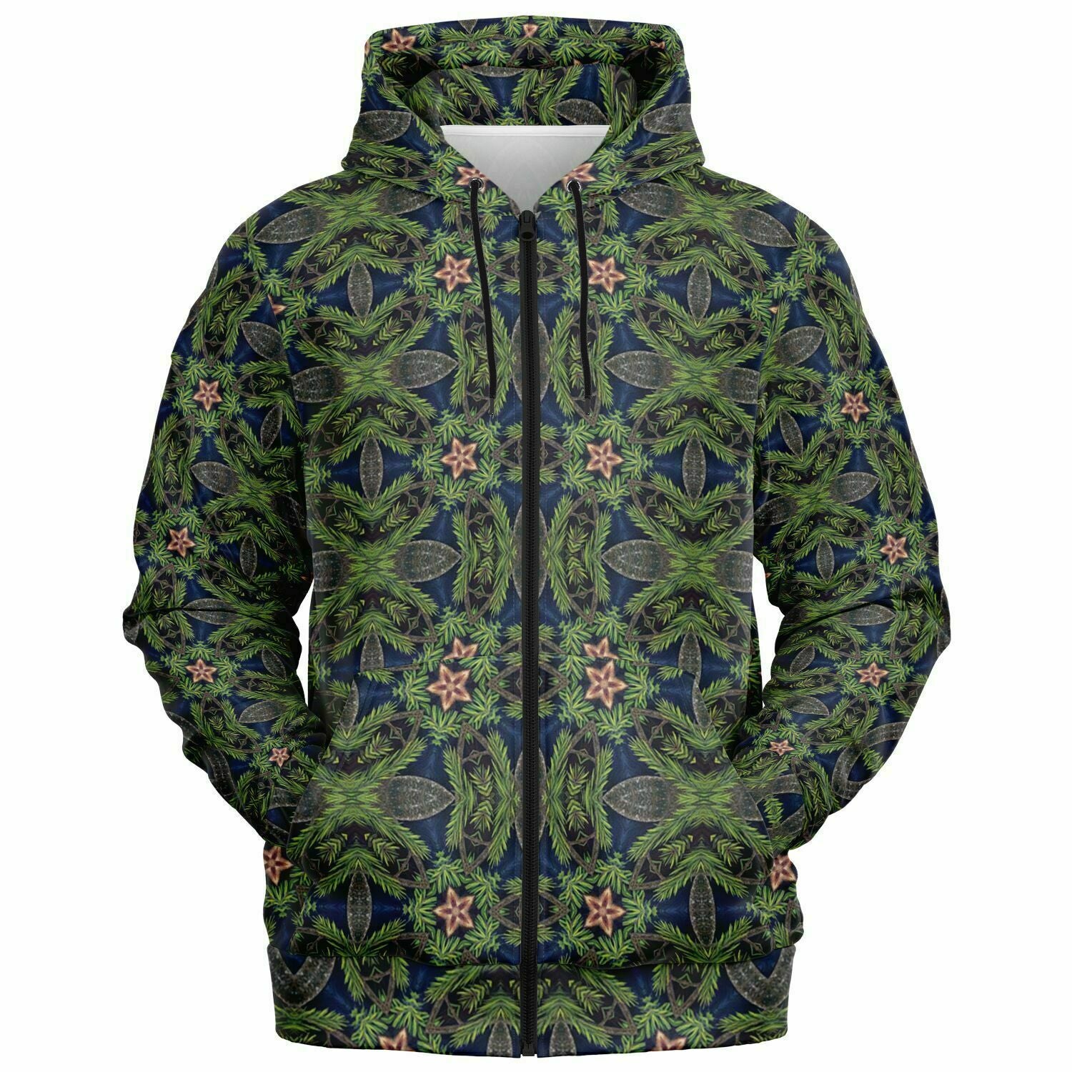 Black forest fullzip unisex hoodie