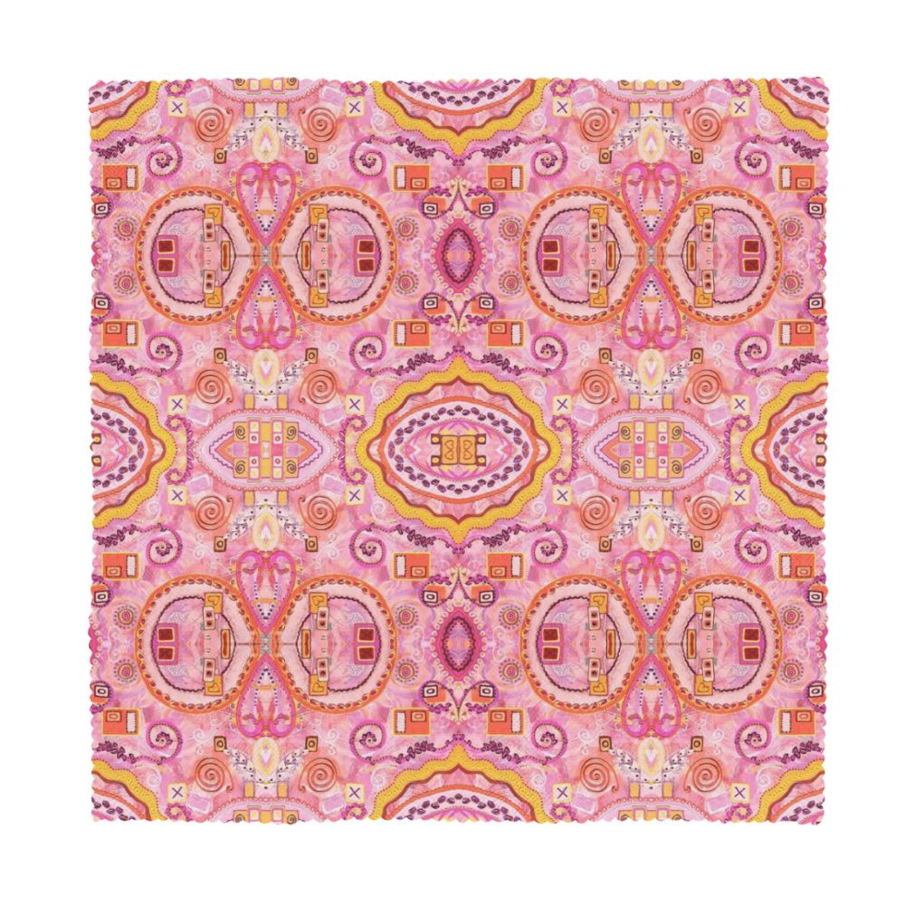 Pink napkins made of cloth