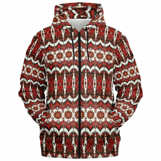 Red and white Canuck Canada hoodie