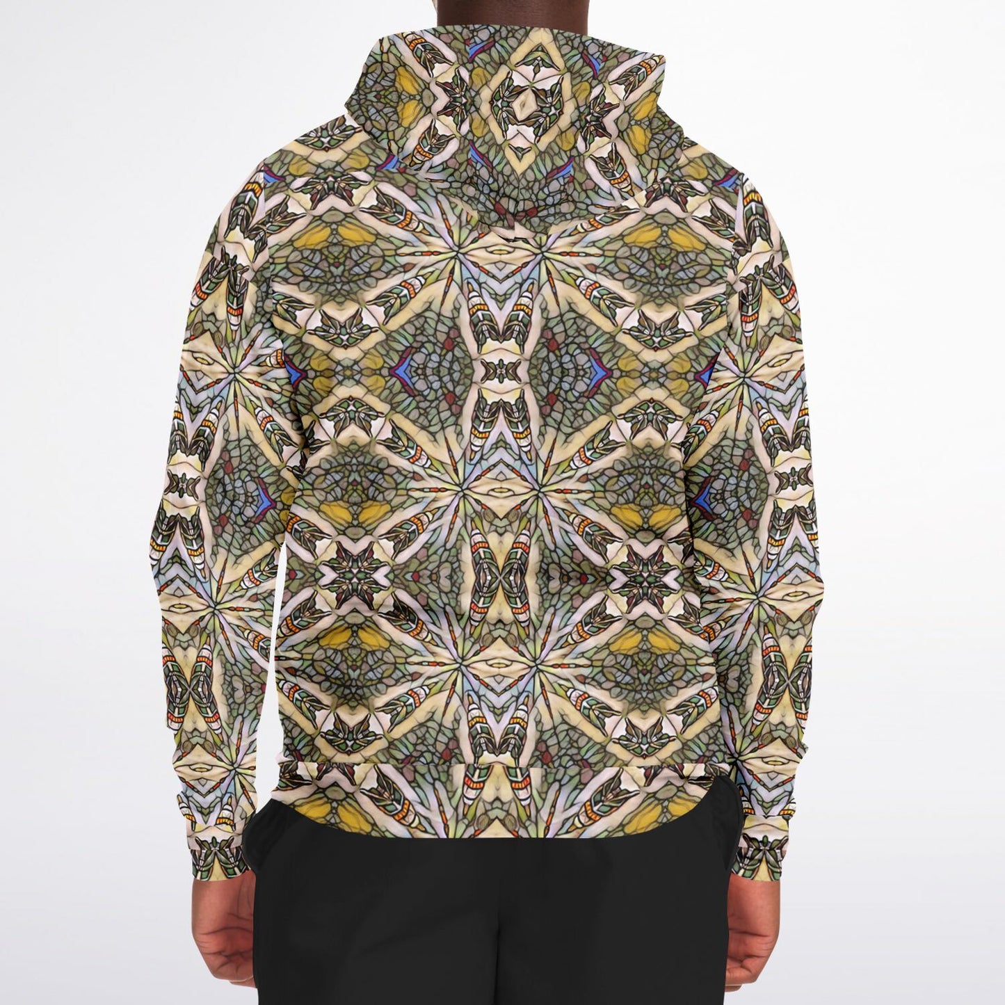 back of mens cool hoodie