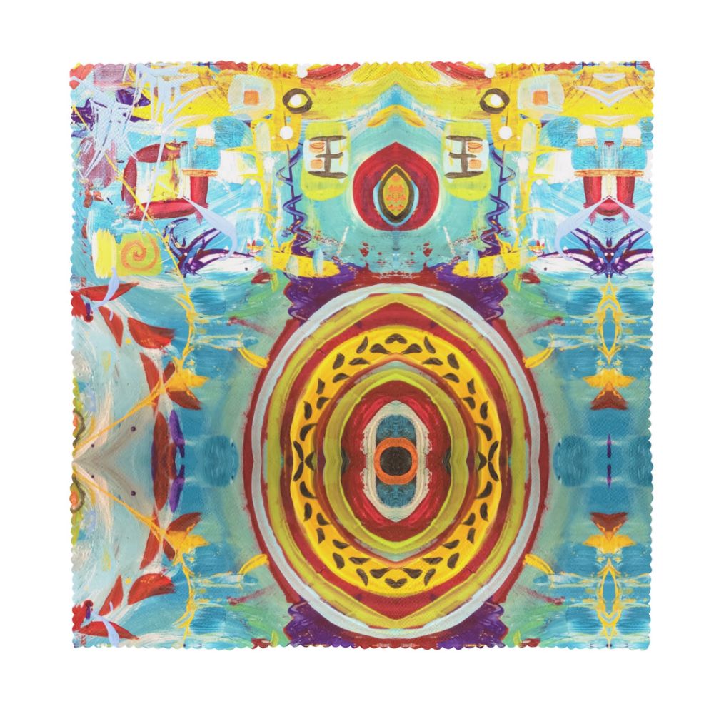 bliss vibes cloth dinner napkin unfolded view