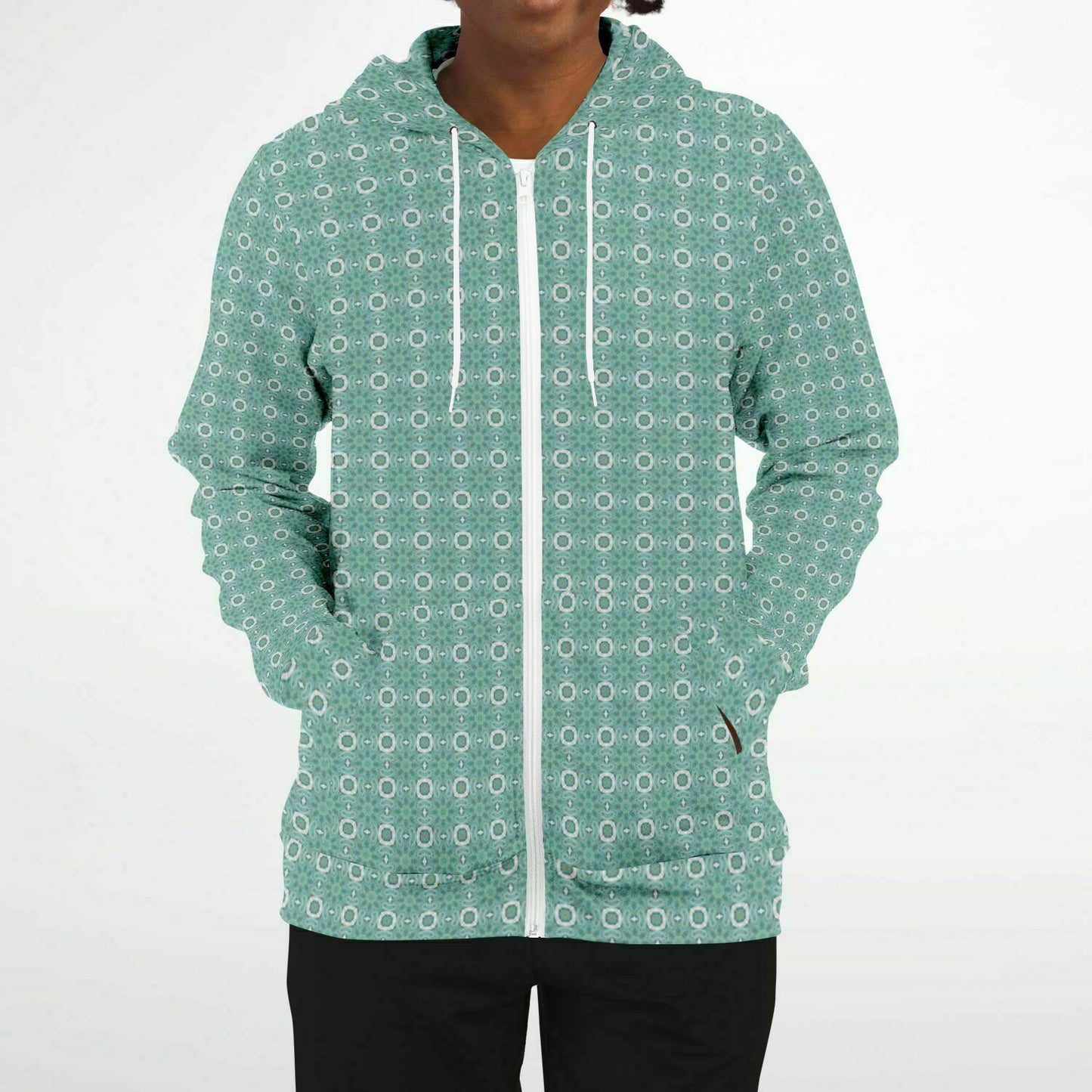 blue hoodie aqua womens