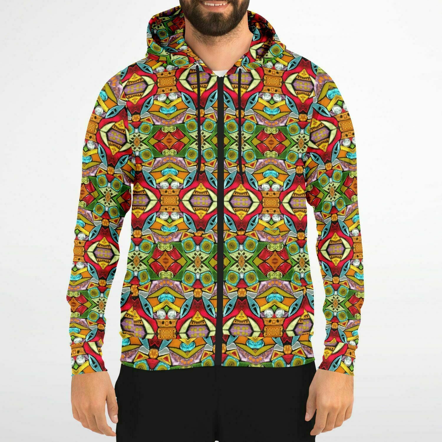 colorful fun fullzip hoodie
