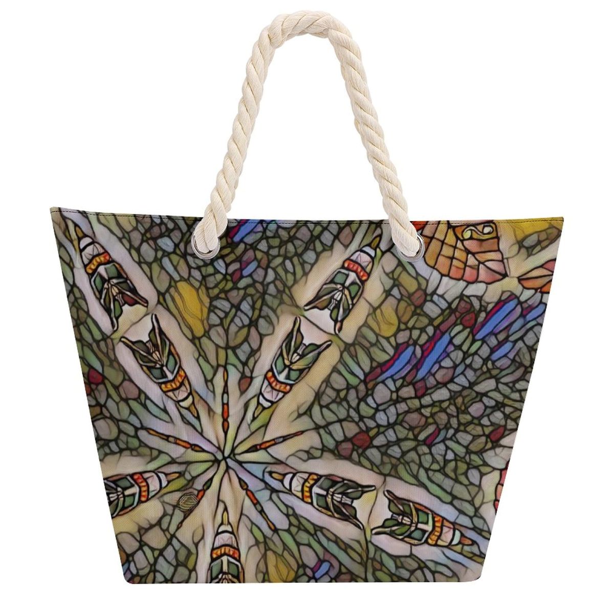 dream weaver design on zip tote