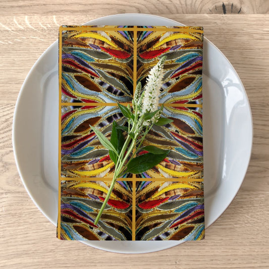 Cloth Napkins - Love Over Gold