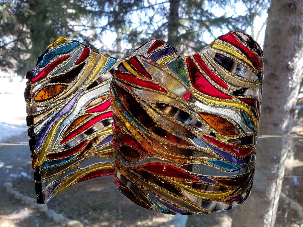 fused glass art by Jeweliyana Reece