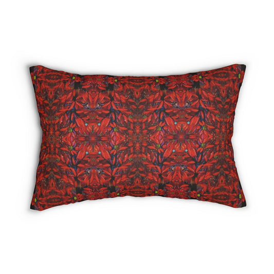 red cover for 20" x 14" lumbar pillow