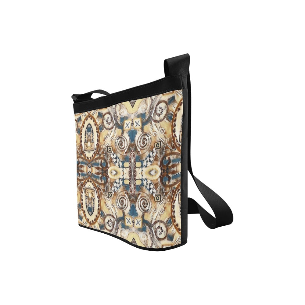 messenger bag with designer print