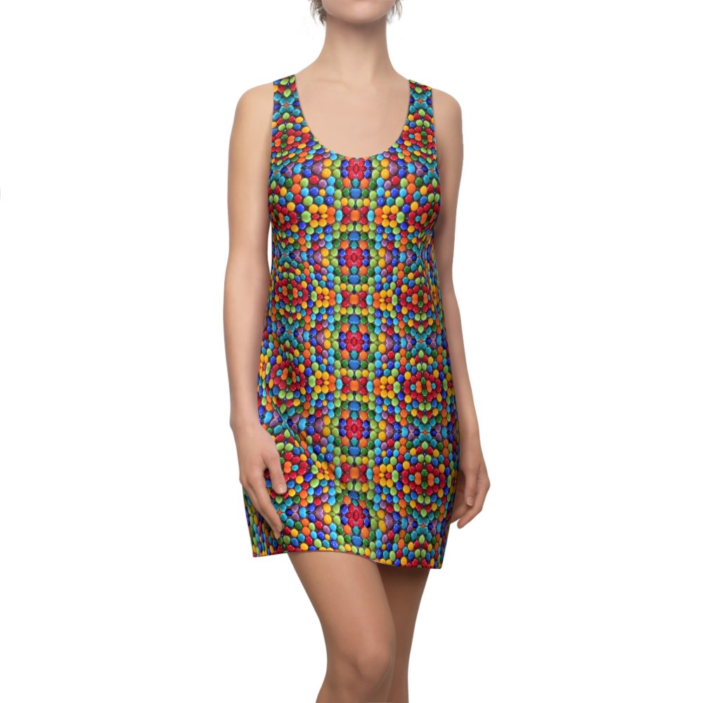 bright colored different kind of racerback sundress