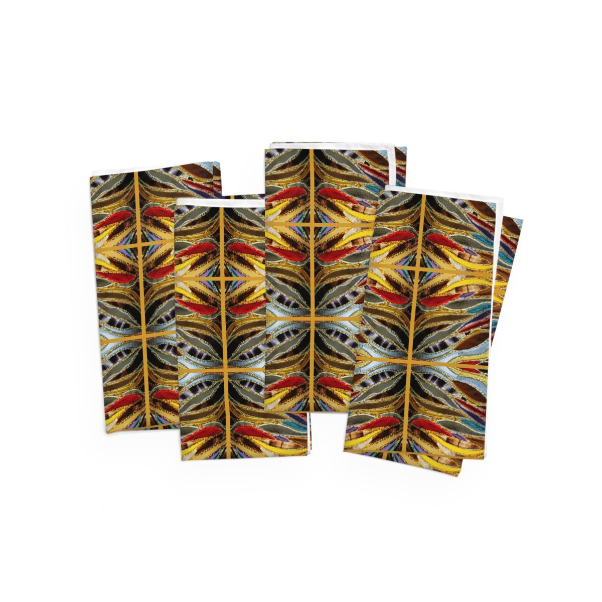 Cloth Napkins - Love Over Gold