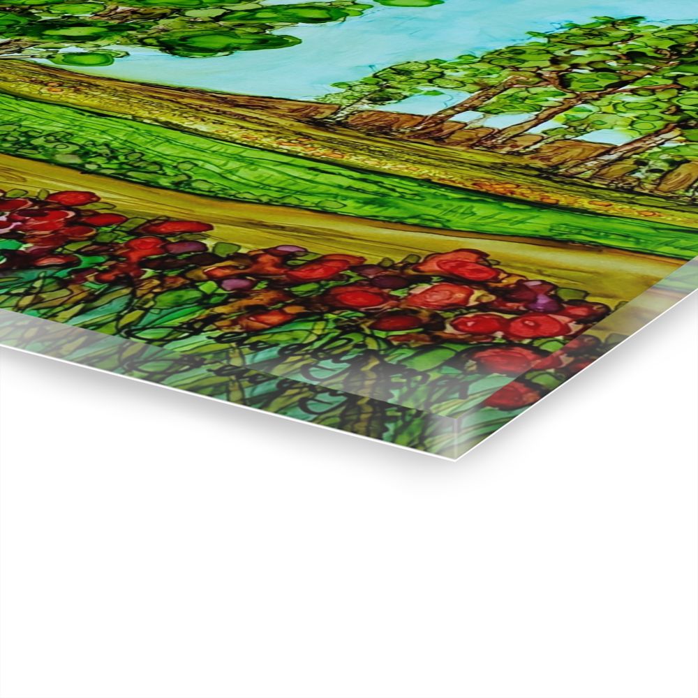 side of acrylic print art