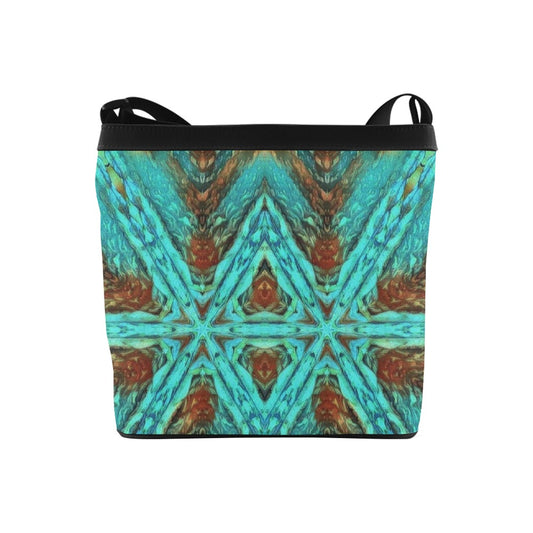 womens crossbody purse with designer print