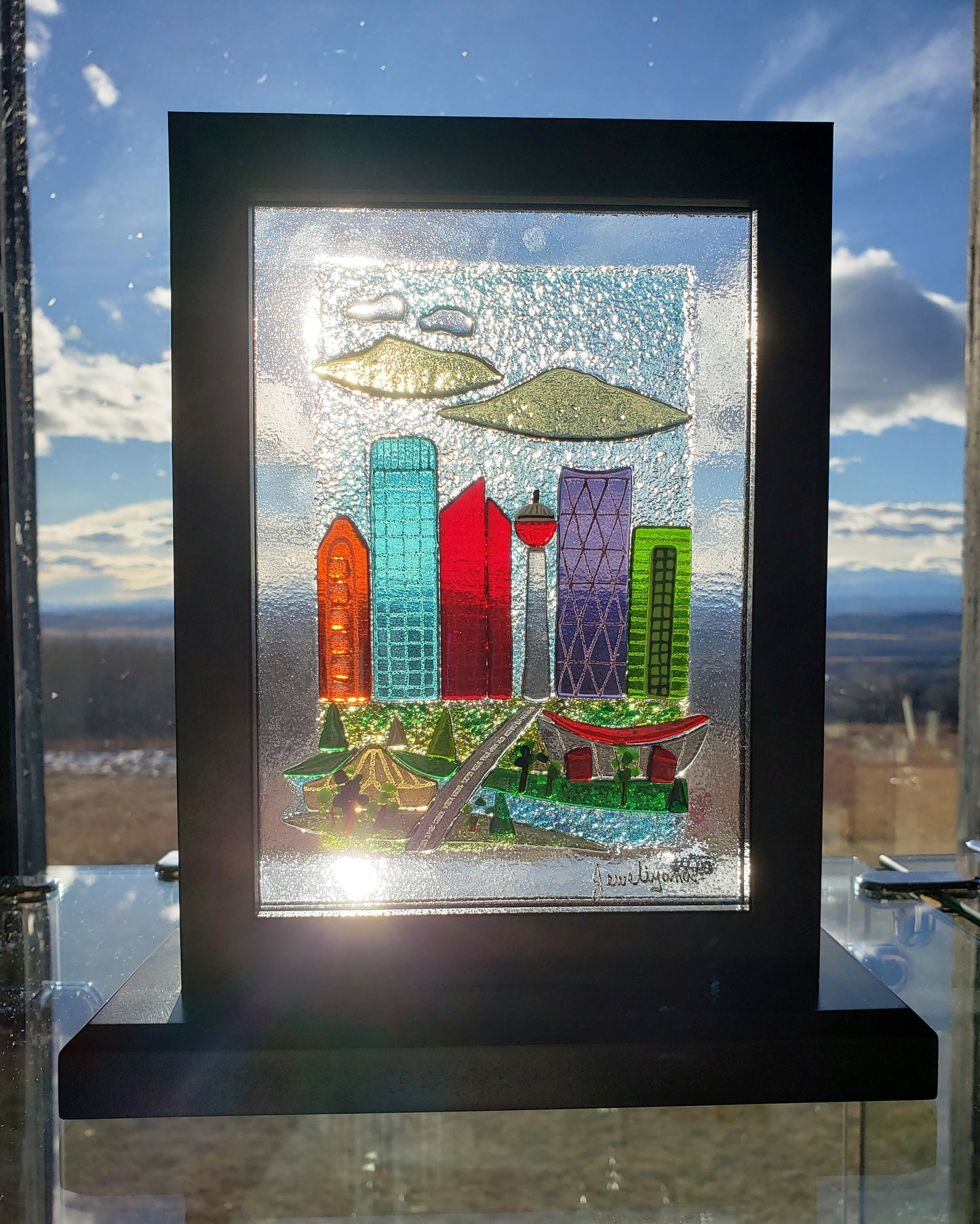 Calgary Saddle Dome Cityscape