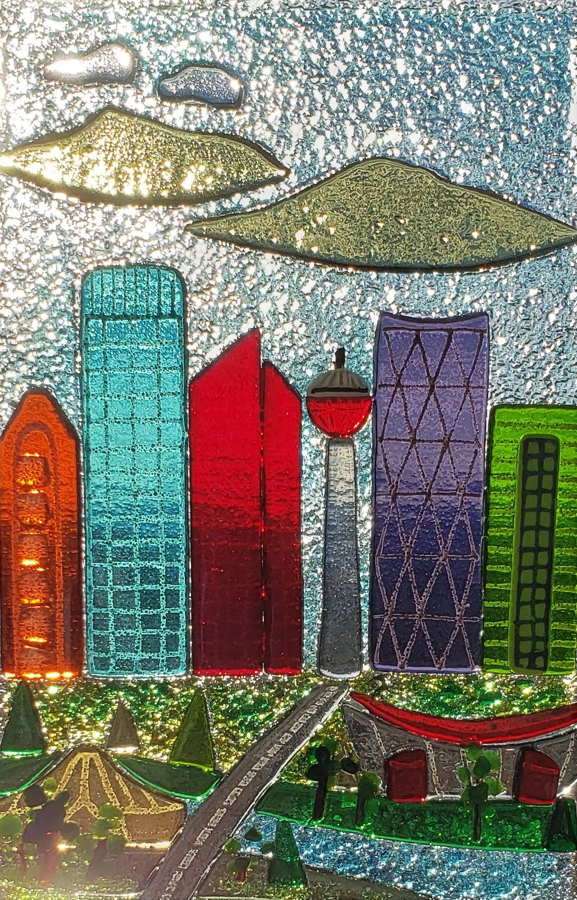 Calgary Saddle Dome Cityscape