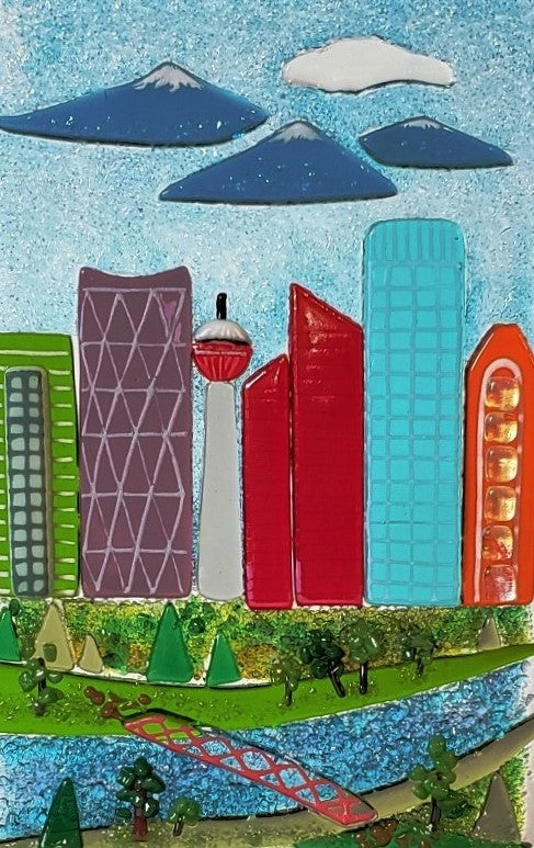 Calgary Peace Bridge Cityscape Special Order