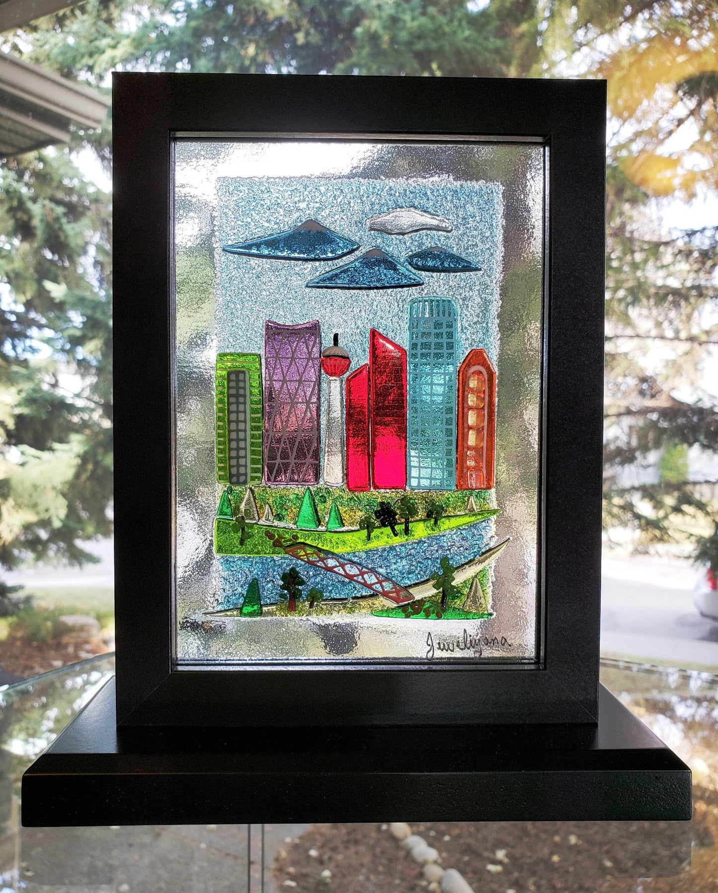 Calgary Peace Bridge Cityscape Special Order