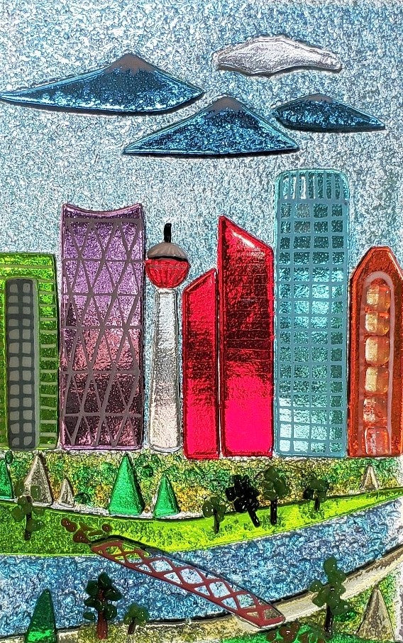 Calgary Peace Bridge Cityscape Special Order