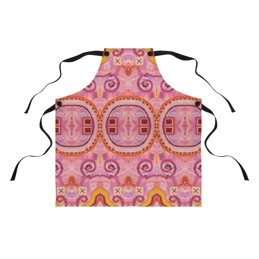 Happy n You Know It Pink design on apron