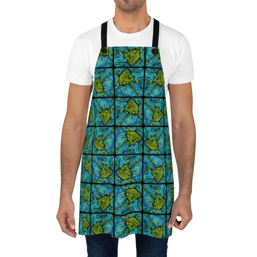 Shown on Dad as a BBQ apron