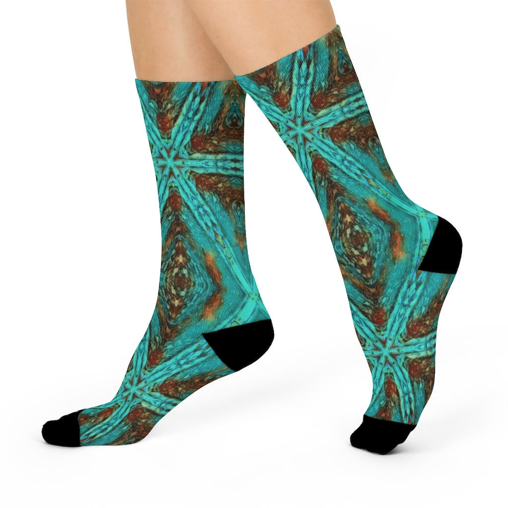 crew socks side view to show fun details