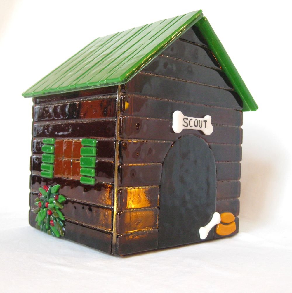 custom urn made of glass