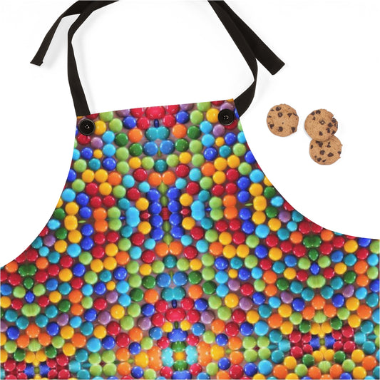 fun apron in rainbow pride colors