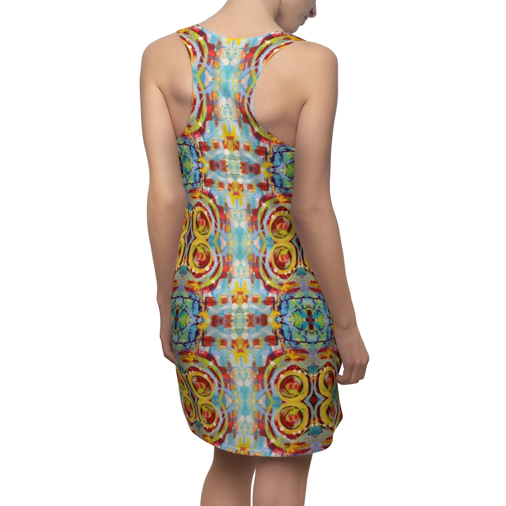 racerback sundress with cute designer print