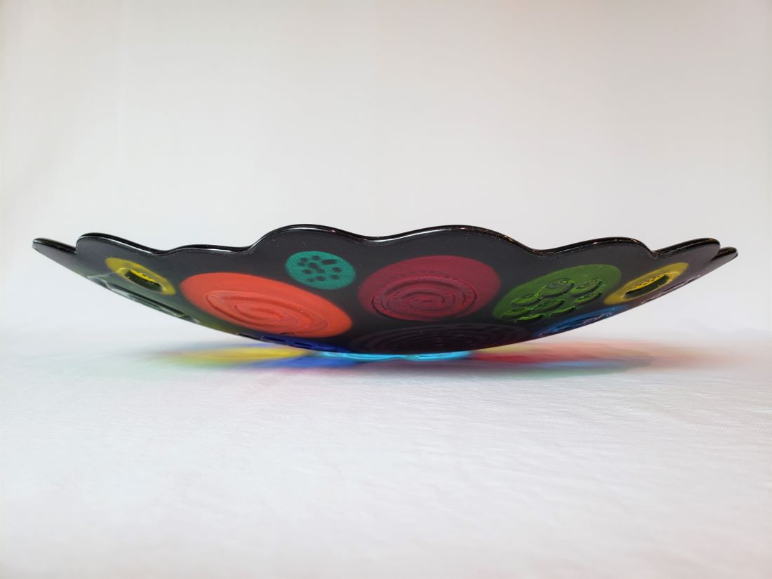 side view of godd vibrations decor bowl