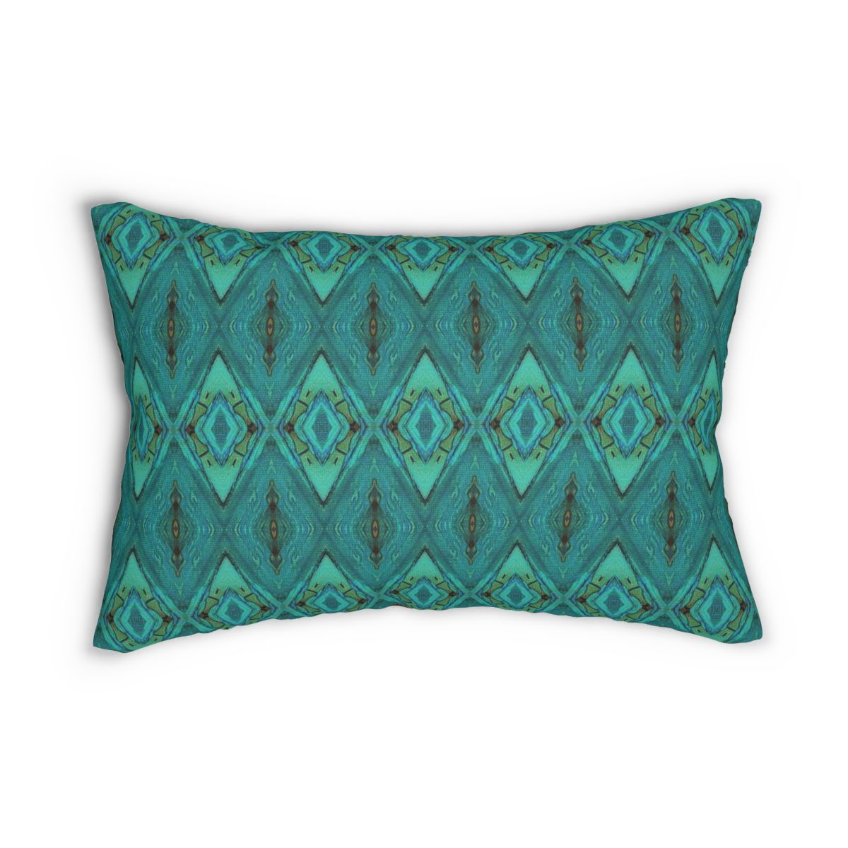 Aqua Blue lower back pillow cover