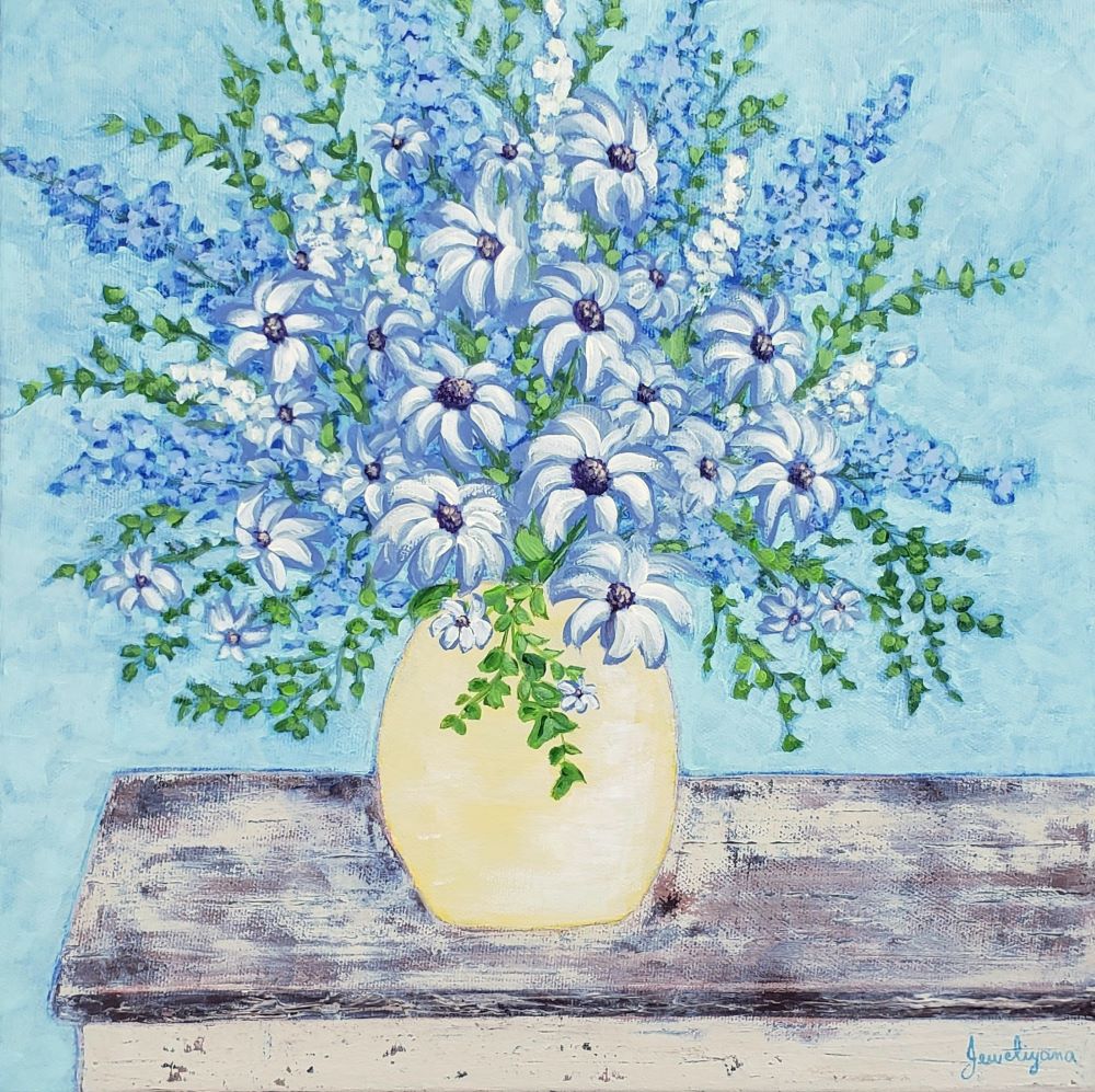 Country Sunshine Painting of flowers