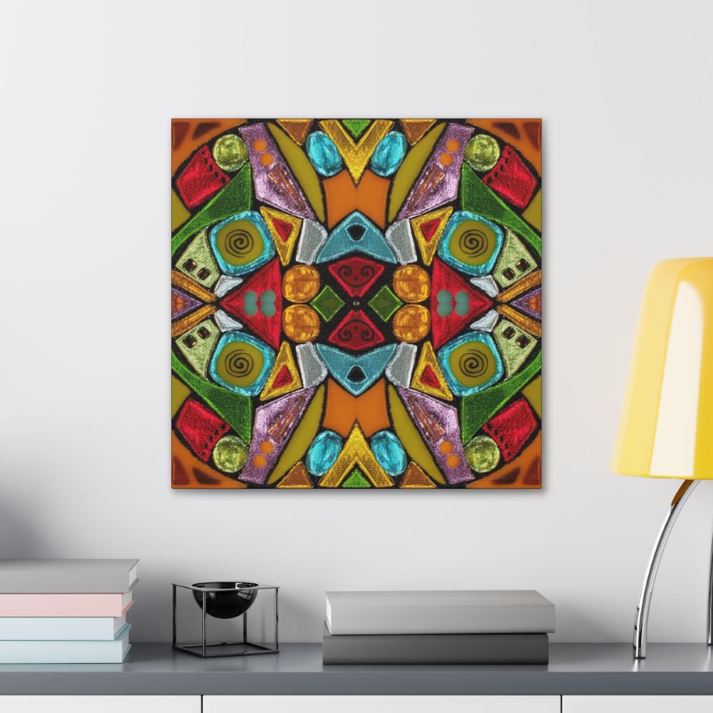 Canvas Art print of a glass abstract