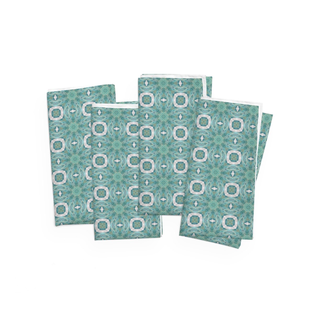 Set of 4 Blue cloth napkins