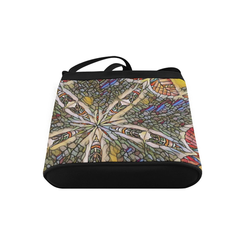 crossbody messenger bag purse w dream weaver print