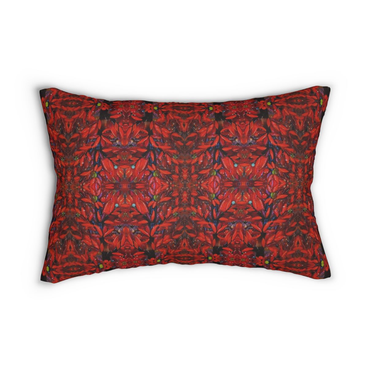 red cover for 20" x 14" lumbar pillow 