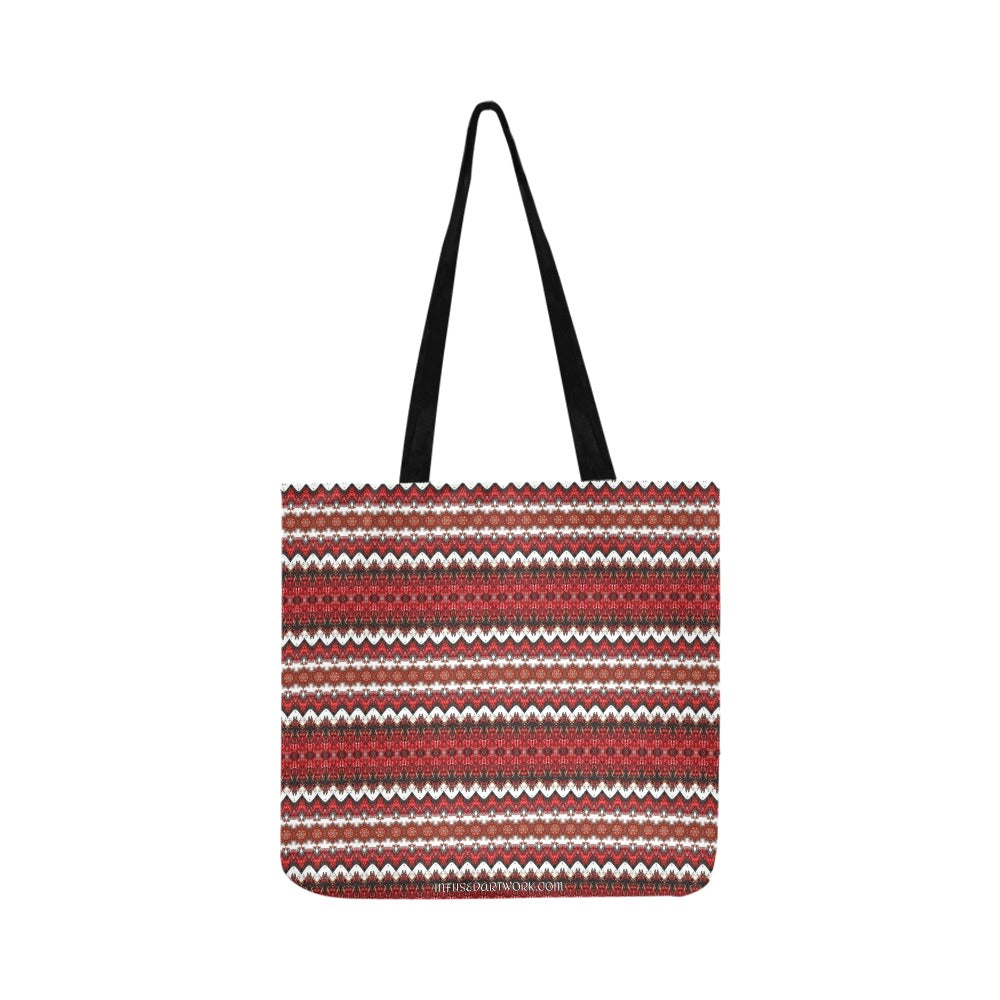 Forstys Gloggenstein a red and white tote bag