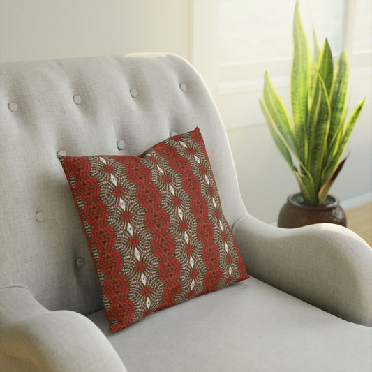 red decor pillow for sofa