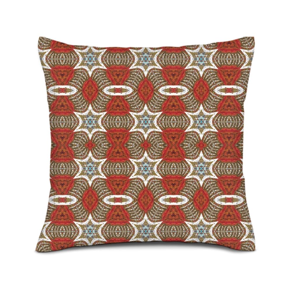 red decor pillow