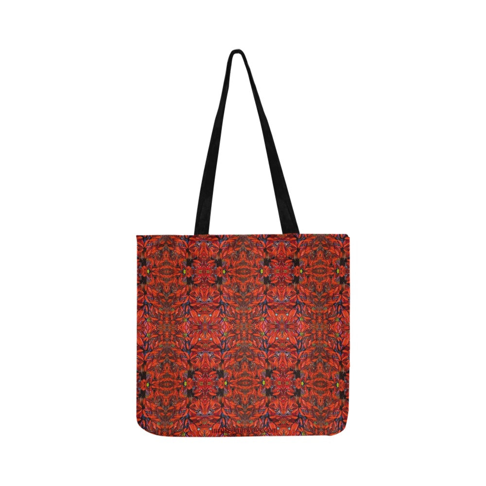 Red tote bag called the Empress