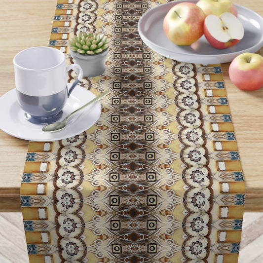 modern french country chic table runner