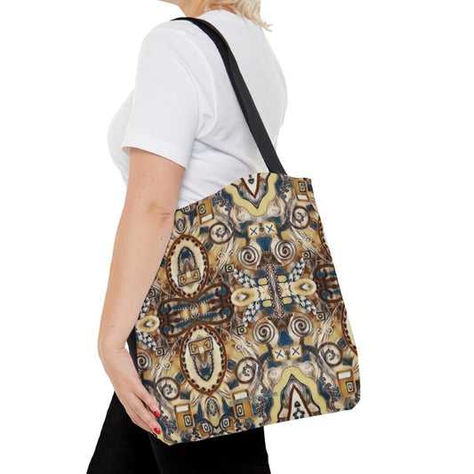 tote bag with a western design print