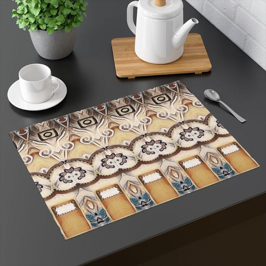 urban country chic place mats