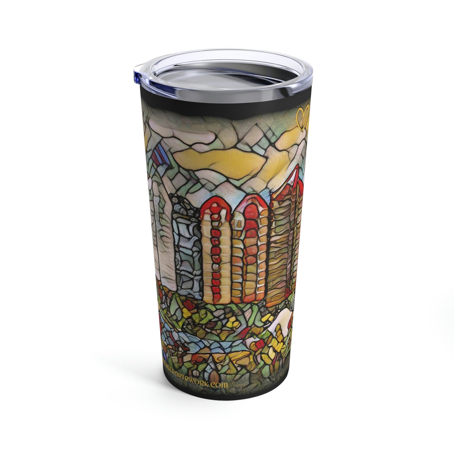 YYC LOVE to GO! - Calgary Cityscape 20oz Stainless Steel Travel Tumbler