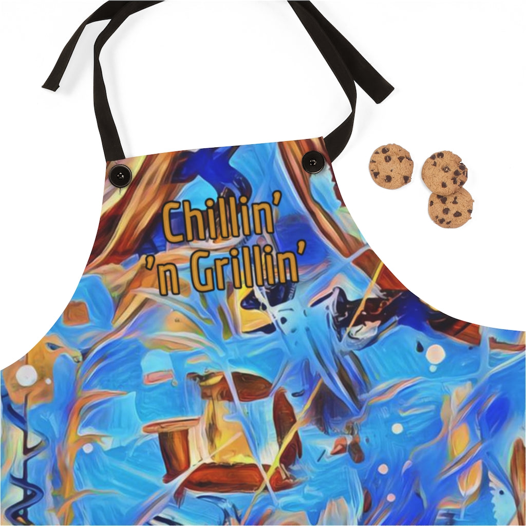 Chillin n Grillin BBQ Apron