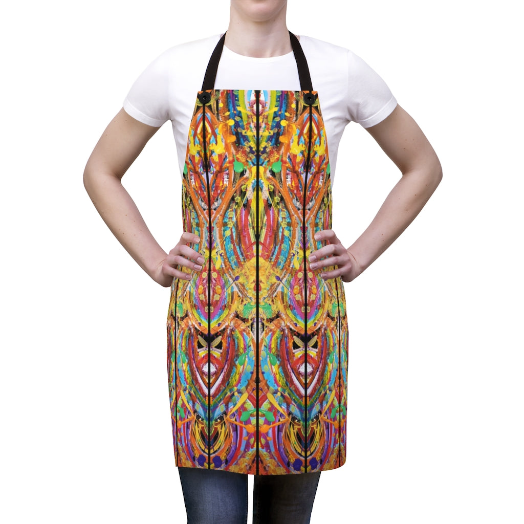painting apron or cooking its looks great on this woman 