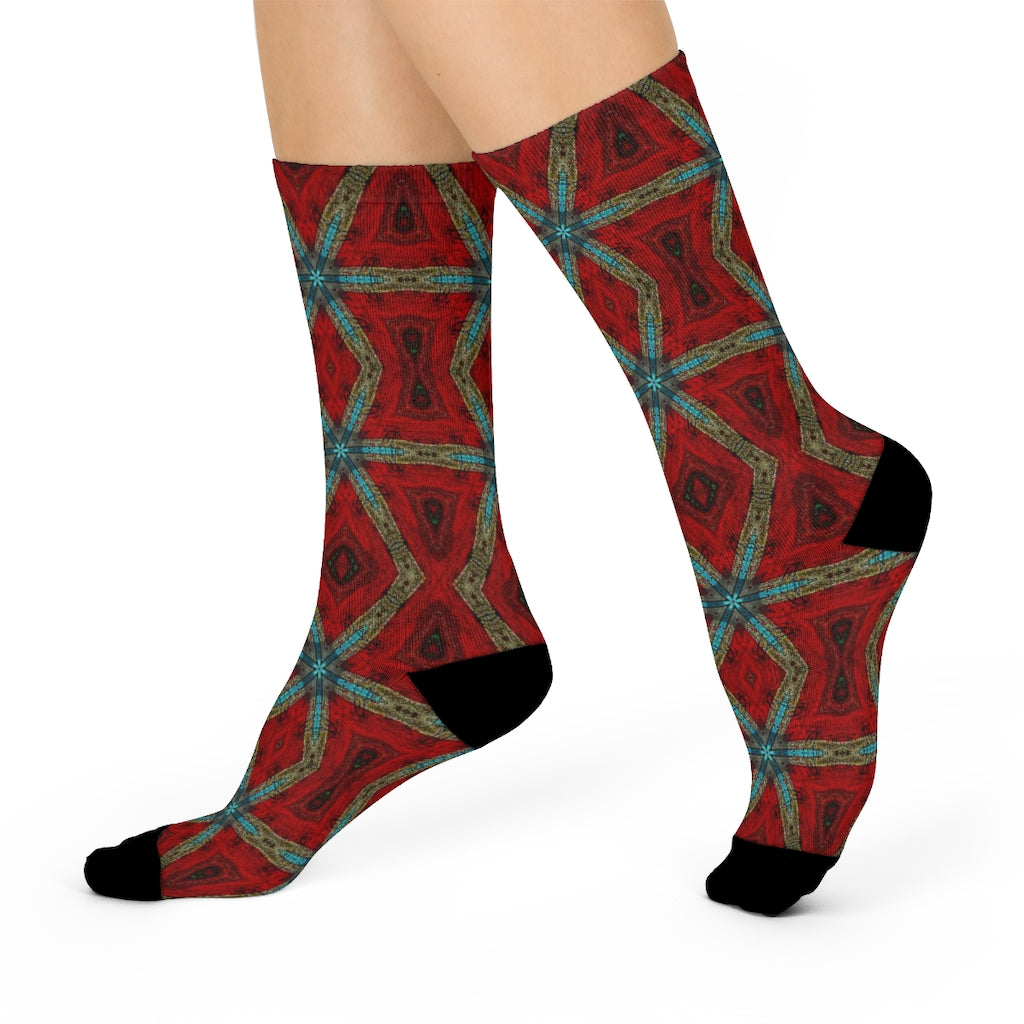 red dress socks for men or women