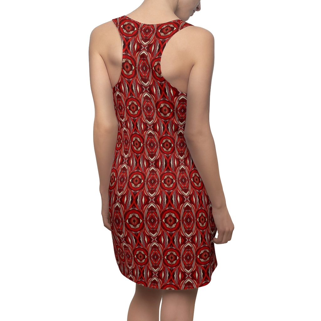 sexy red racerback dress