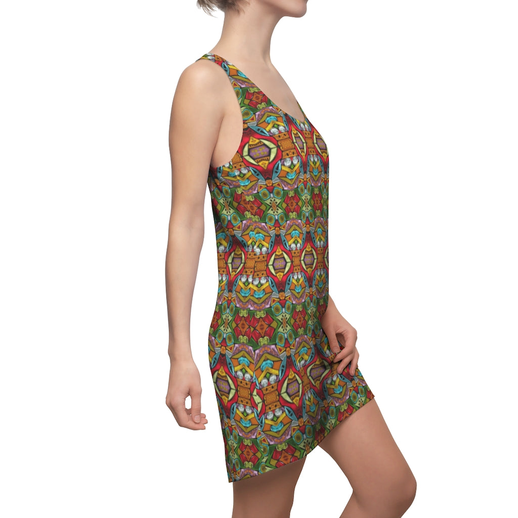 womens raceback sundress or beach cover up